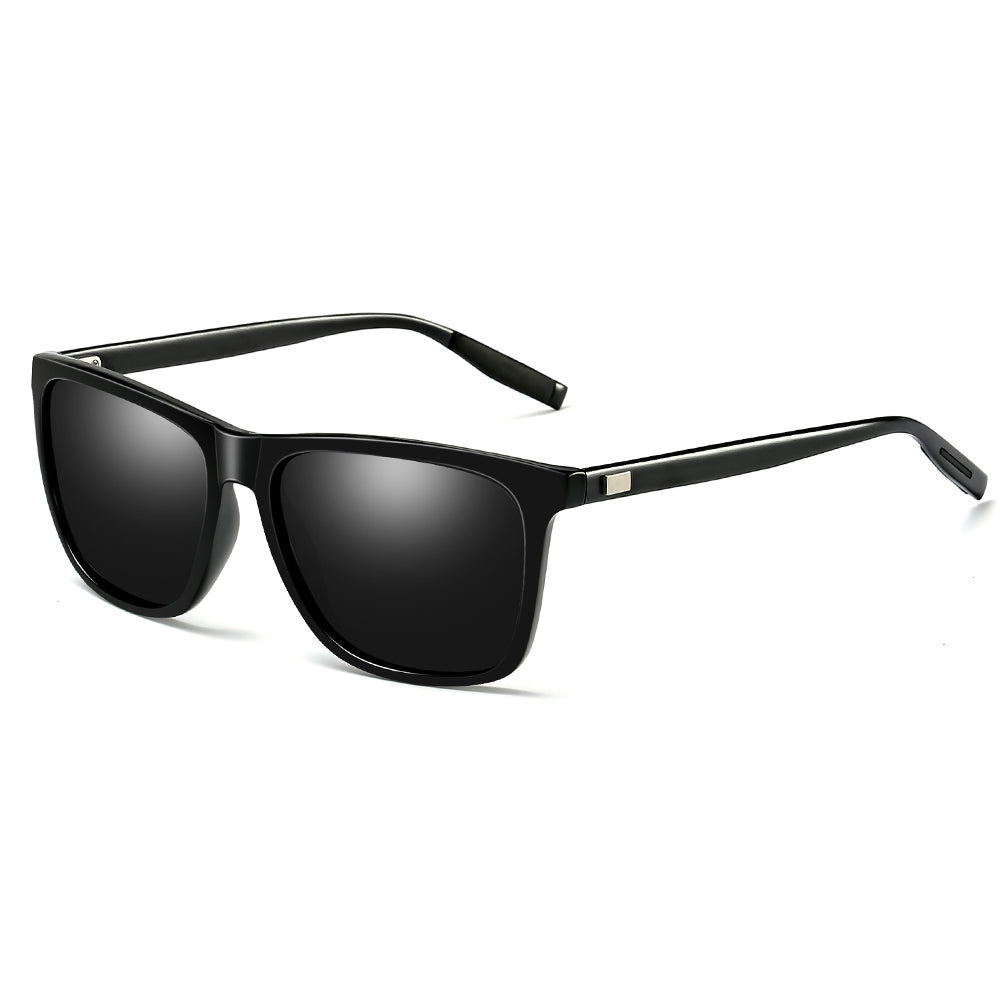 TICHSYGIA Polarized Sunglasses For Men & Women - Wrap Around Square Frame, UV Protection, TR90 Material, Driving & Sports
